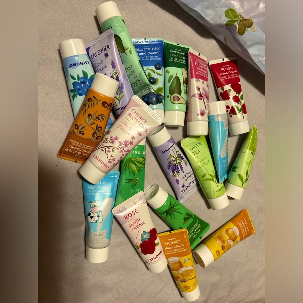 Different kinds of lotions